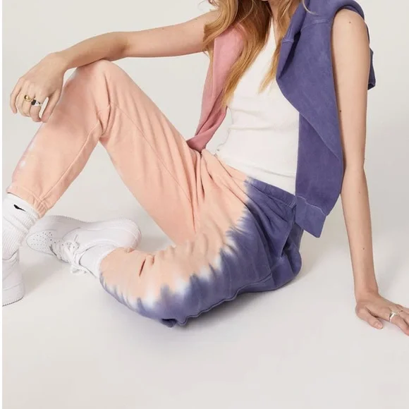 Spiritual Gangster Laguna Sweatpant in Tri Desert Tie Dye - Picture 4 of 11